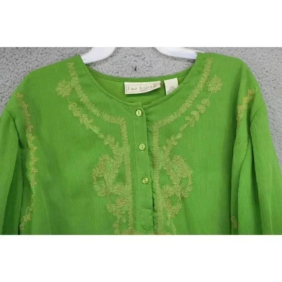 Jane Ashley Women's Tunic Belled Sleeves-Size 2X-Boho-Hippy - Picture 2 of 10